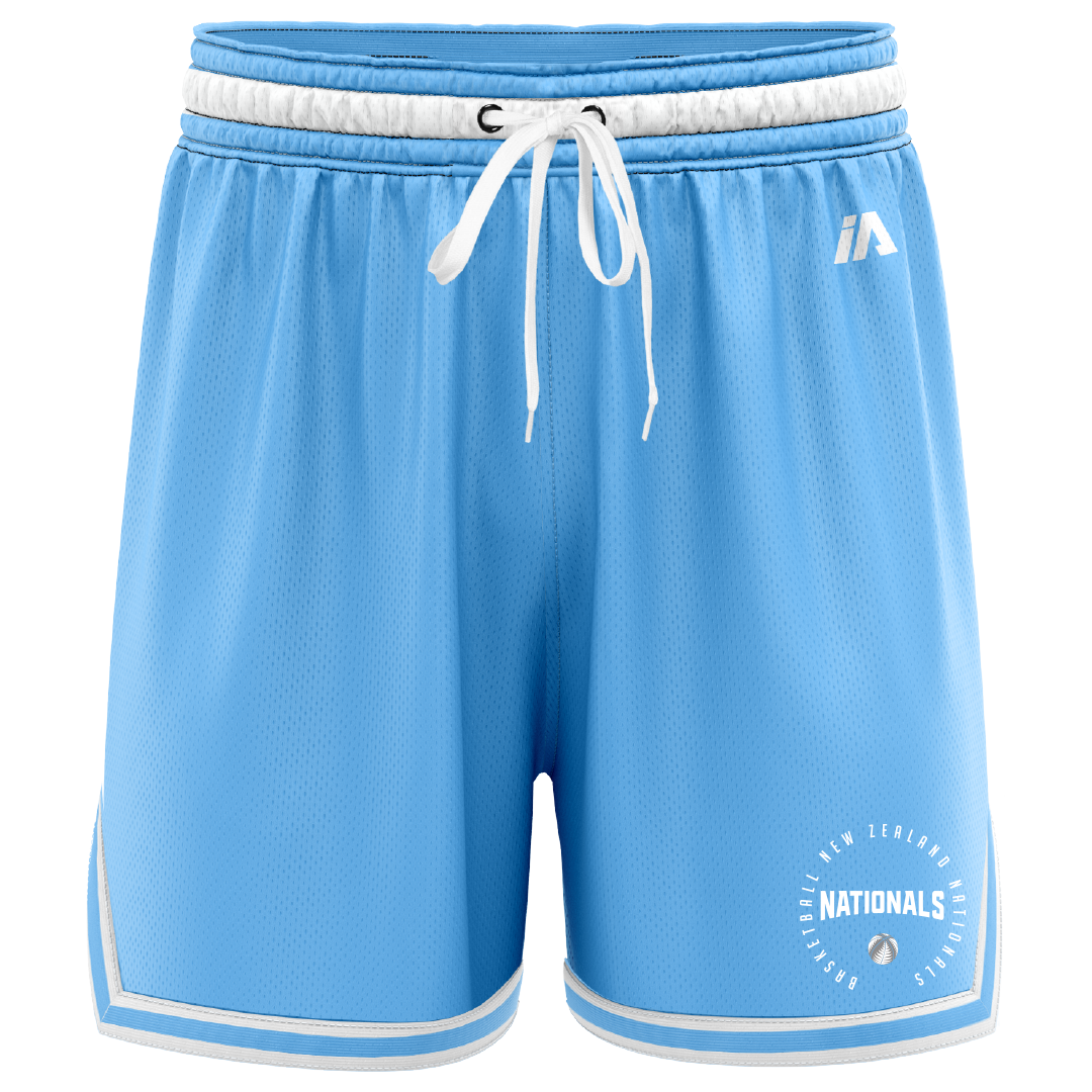Nationals General Range Casual Shorts - Carolina/White