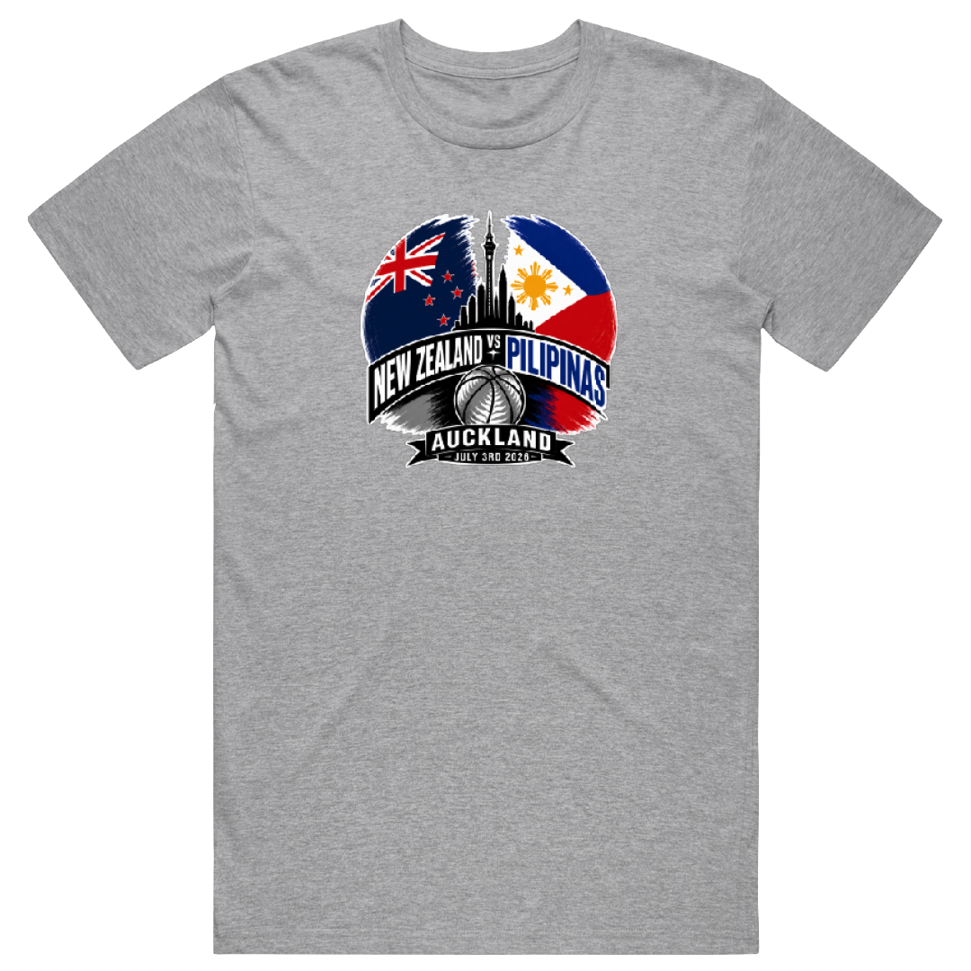 New Zealand Tall Blacks v Philippines Qualifier Event Cotton Tee
