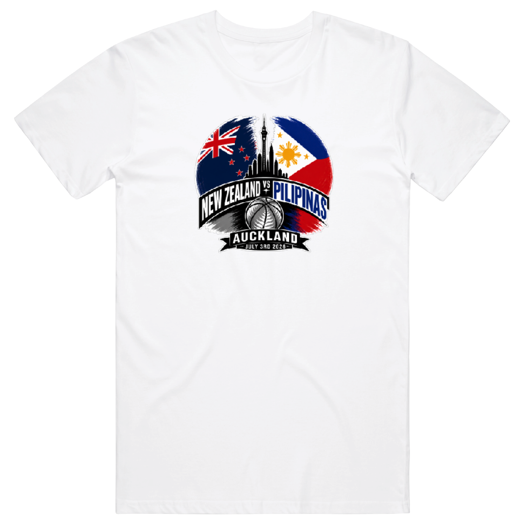 New Zealand Tall Blacks v Philippines Qualifier Event Cotton Tee